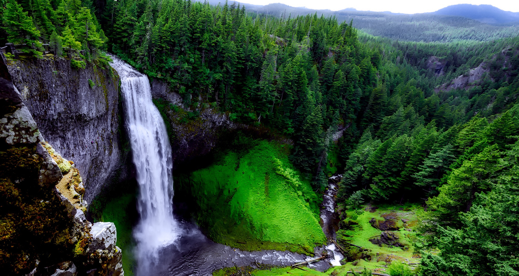 Waterfalls in Nature